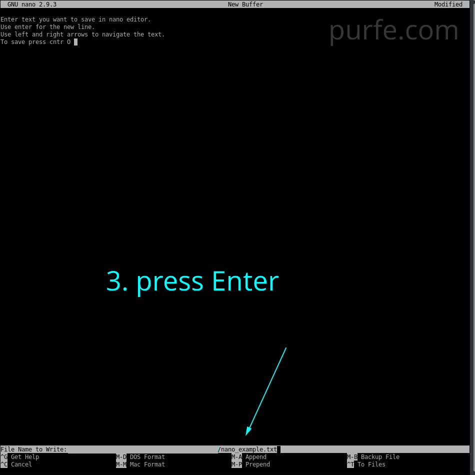 Step 3. Press Enter