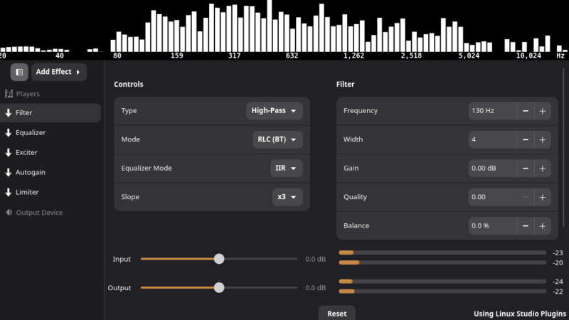 Improving Acer laptop sound with EasyEffects